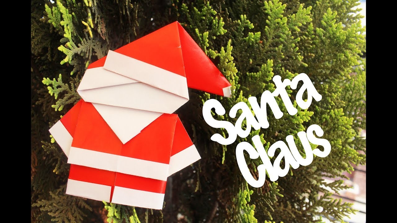 Papá Noel Origami | Santa Claus Papel - Origami ???? Papiroflexia ???? Santa Claus Paper