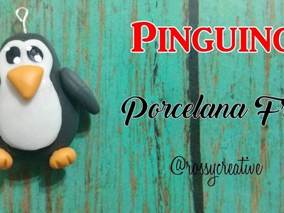 PINGUINO en porcelana fria. DIY Easy Cold porcelain penguin