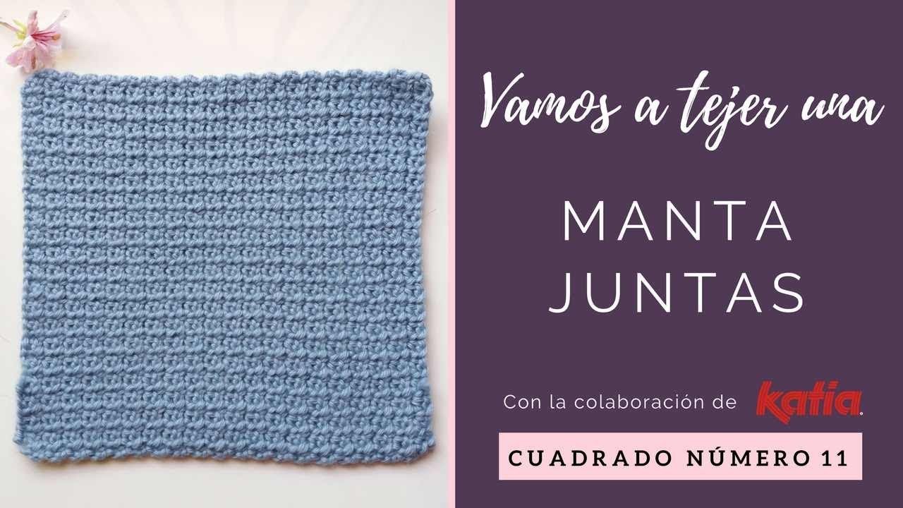 PUNTO ARROZ A CROCHET | CUADRADO 11