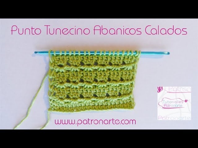 Punto Tunecino Abanicos Calados