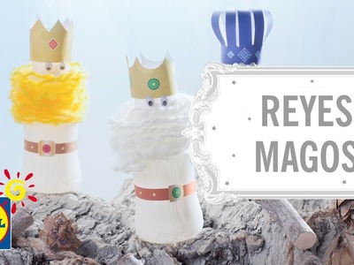 Reyes Magos con Botes de Yogur - Manualidades DIY Navidad