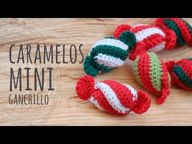 Tutorial Mini Caramelo Navidad Ganchillo | Crochet