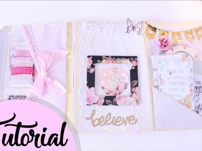 Tutorial Scrapbook Flipbook Mini Album | Diy Scrap