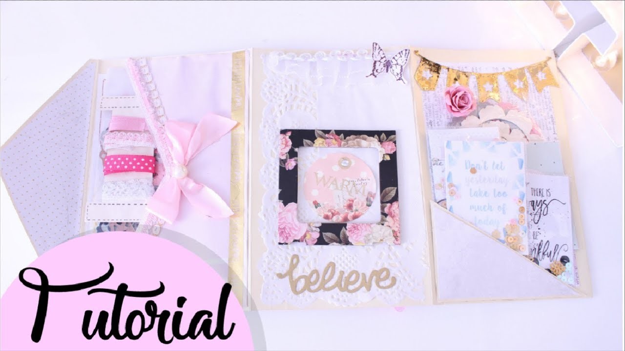 Tutorial Scrapbook Flipbook Mini Album | Diy Scrap