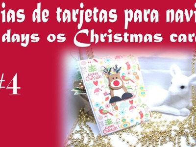 12 dias de tarjetas para Navidad 12 days of Christmas cards ???? #4 tutorial