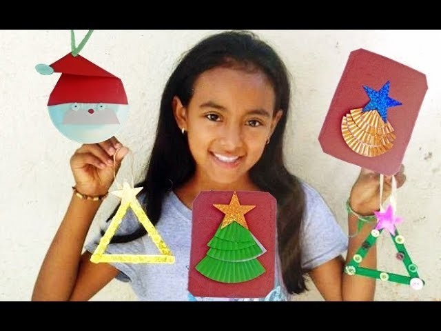 3 Manualidades navideñas para niños. Les presento a Amairany