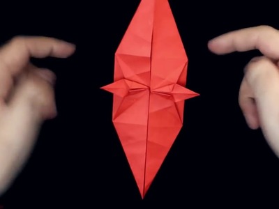 Adorno de navidad Origami