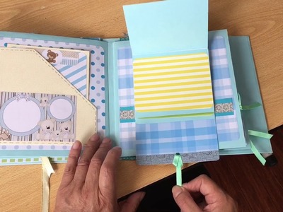 Álbum bebe osito Scrapbook