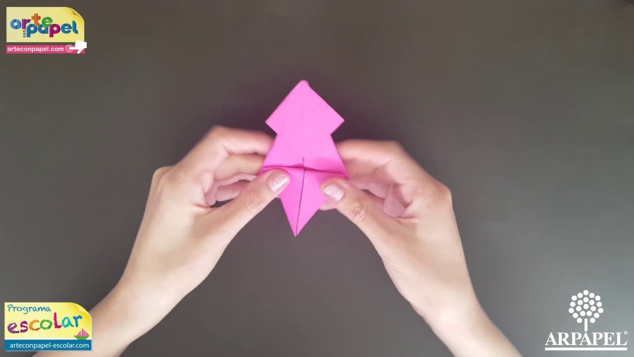Calamar de Origami. Origami Squid Papercraft