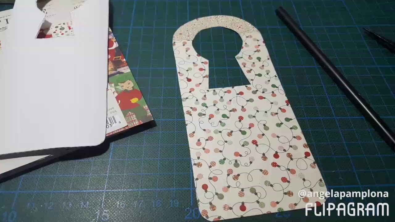 Colgador de puertas scrapbook  para Scrapeando con digis