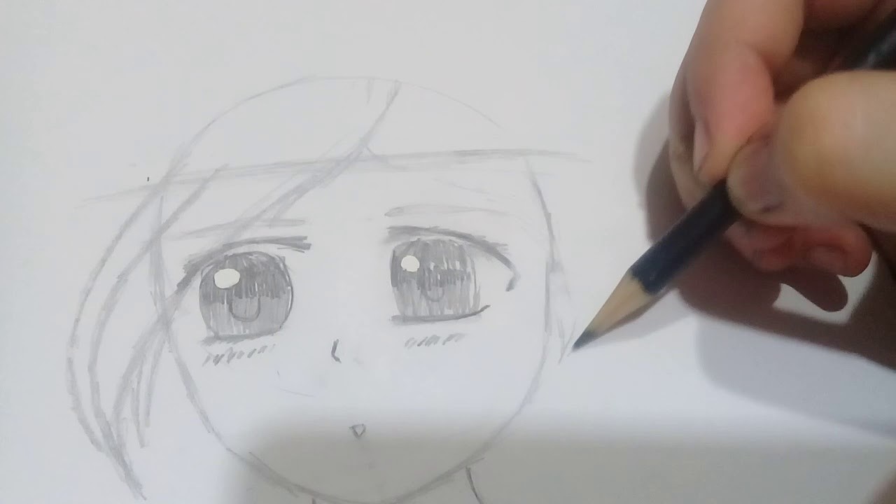 Como dibujar pelo anime facil