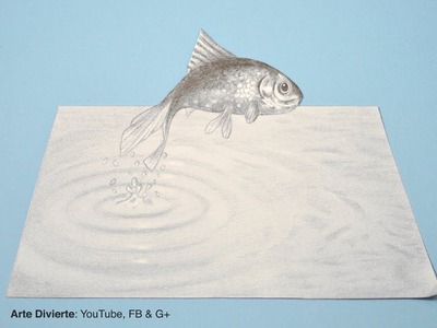 Cómo dibujar un pez en 3D - Fácilisimo - Narrado