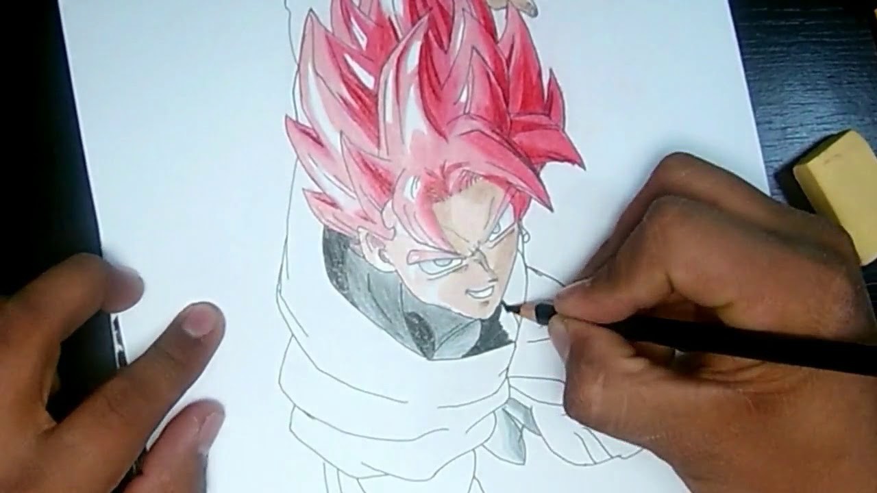 Como hacer a Goku Black || Speed Drawing Goku Black || Dragon ball ||