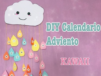 DIY Calendario de Adviento de Navidad .NUBE KAWAII REGALO AMIGO INVISIBLE