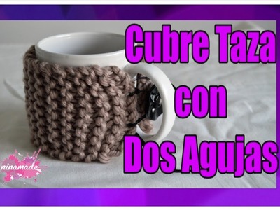 DIY. Como Tejer Un Cubre Taza.Covers Cup Knitting