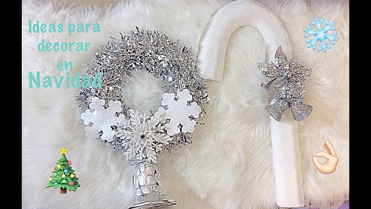 DIY-Ideas para decorar la entrada de tu casa en Navidad con cositas del Dollar Tree.Christmas ideas