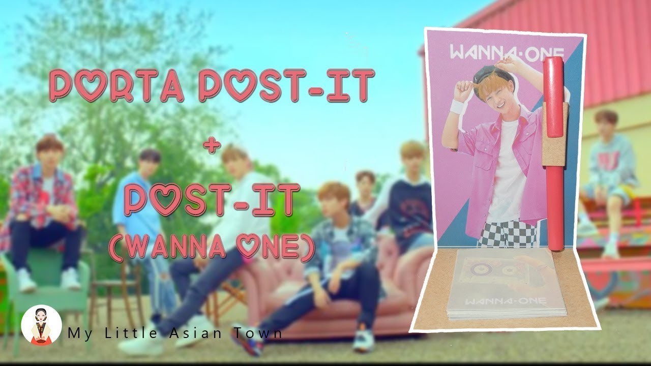 [ DIY K-POP ]:Haz un porta Post-it de Wanna One+Post-it☆Wanna One DIY☆