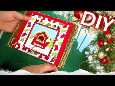 DIY.Manualidad De Navidad.Porta Llaves.Hecho De Cartón. RECICLAJE ????