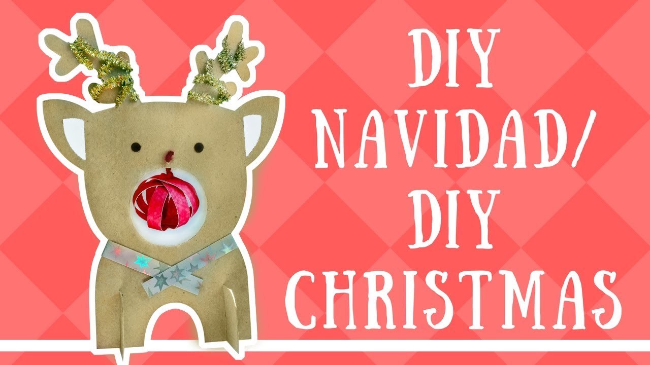 Diy Navidad 6 en 1. Diy Christmas 6 in 1. Reno navideño - Christmas reindeer!