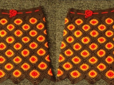 FALDA PARA DAMA _ TEJIDOS A CROCHET _ LINDO DISEÑO