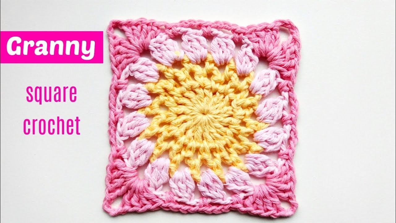 Granny square crochet # 16 paso a paso