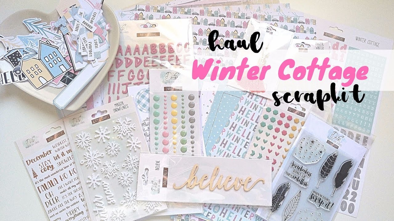 Haul scrapbooking | Scrapkit Document Life Stories diciembre Winter Cottage | Scrapeando con Rocío