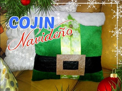 Manualidad navideña - como hacer un Cojin Navideño - DIY