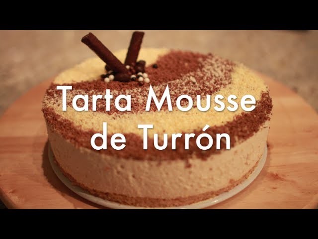 Tarta Mousse de Turrón