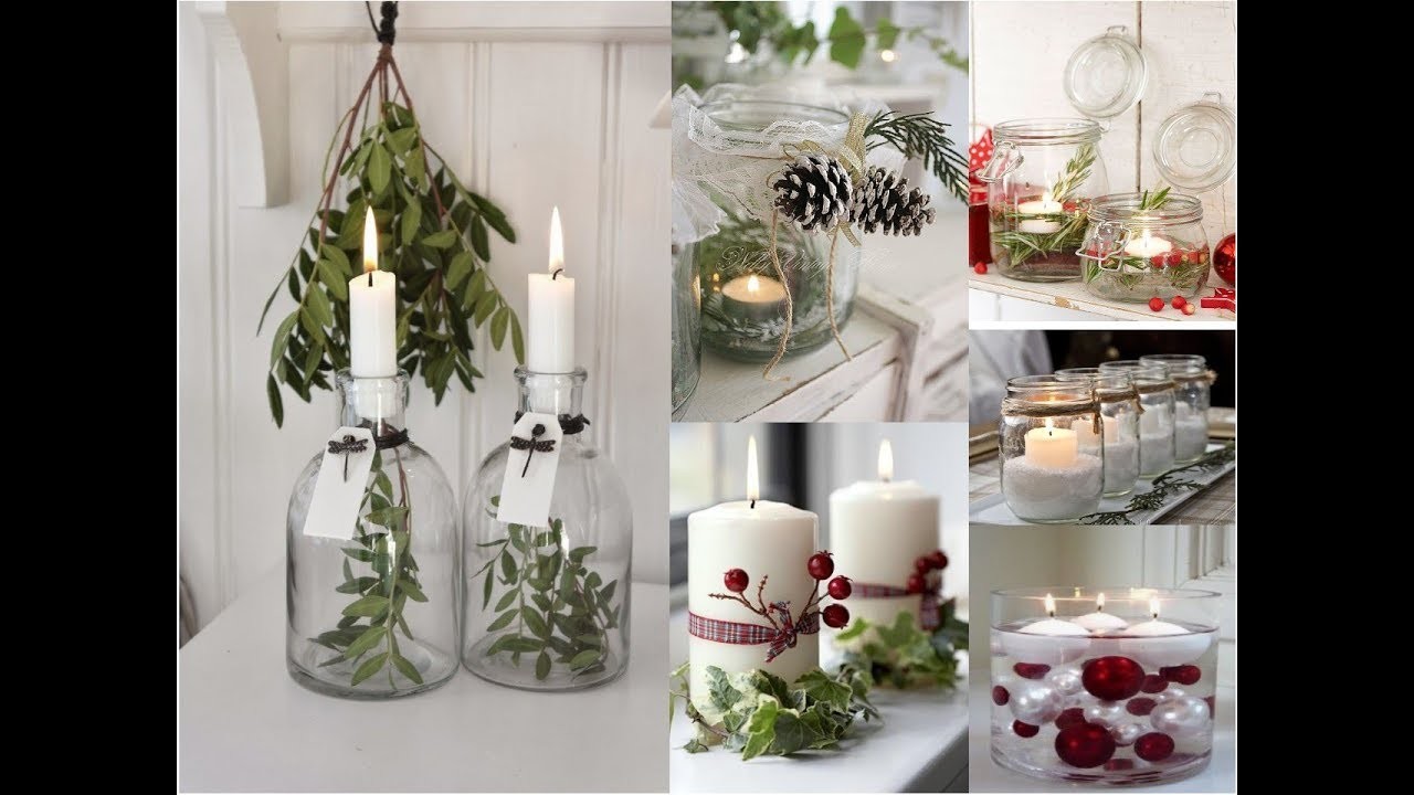 Tips de decoración y manualidades navideñas N2 - Ideas de decoración - Velas