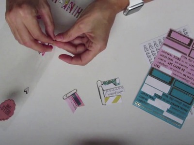 Tutorial: Cómo hacer clips decorados con restos de papel para tu planner