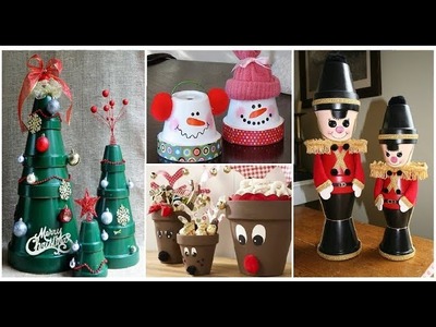 20 ideas para Navidad con macetas - Decoración navideña divertida y original