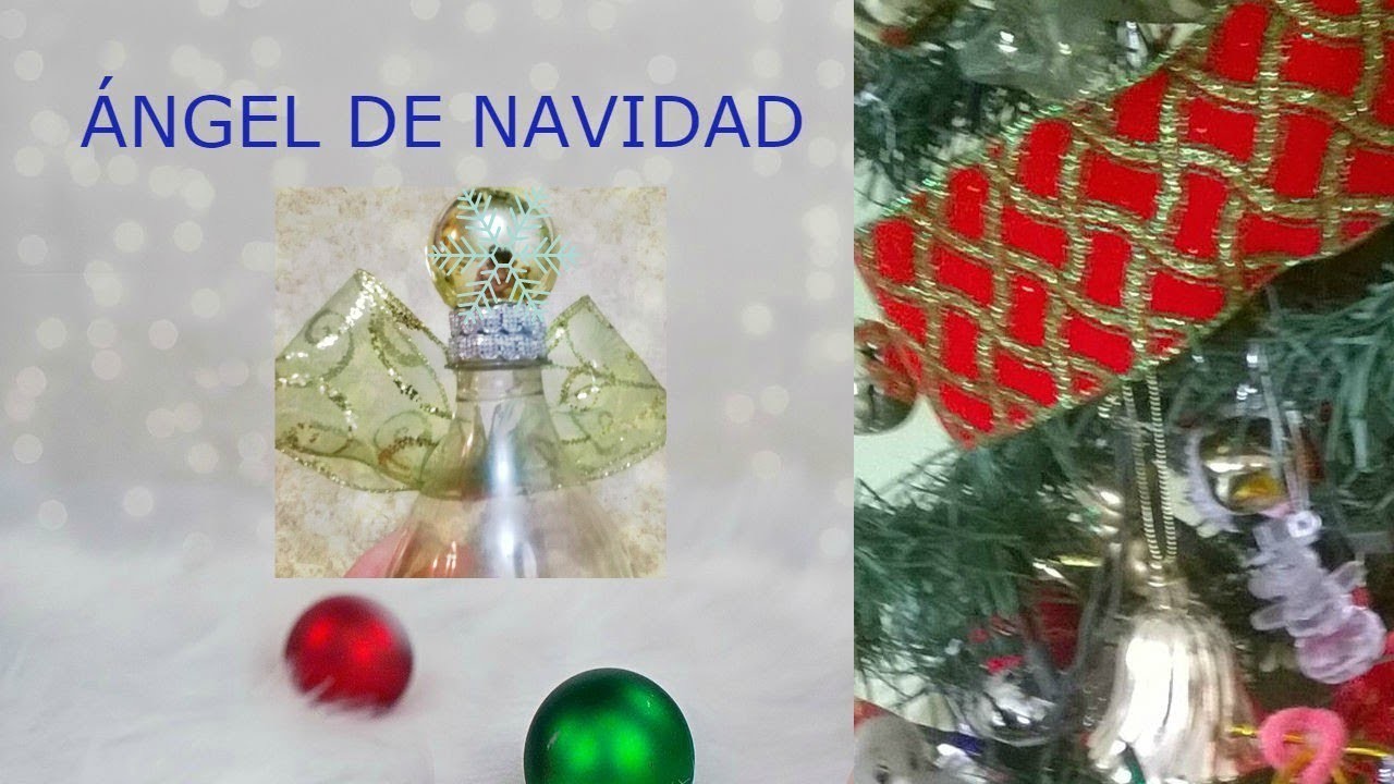 ÁNGEL DE NAVIDAD. MANUALIDADES PARA NAVIDAD.