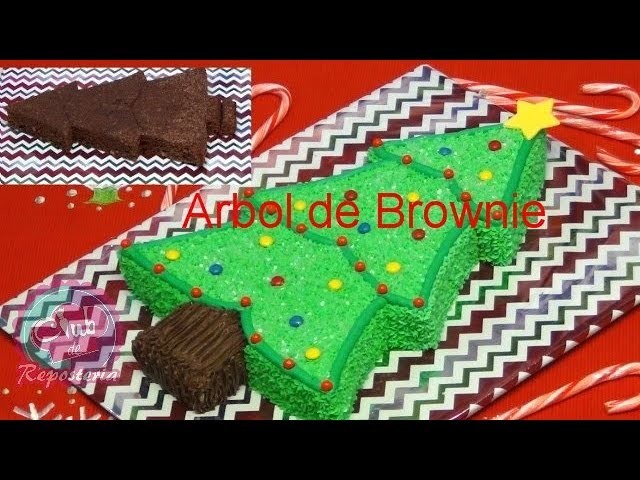 Arbol de Brownie para Navidad - Club de Reposteria