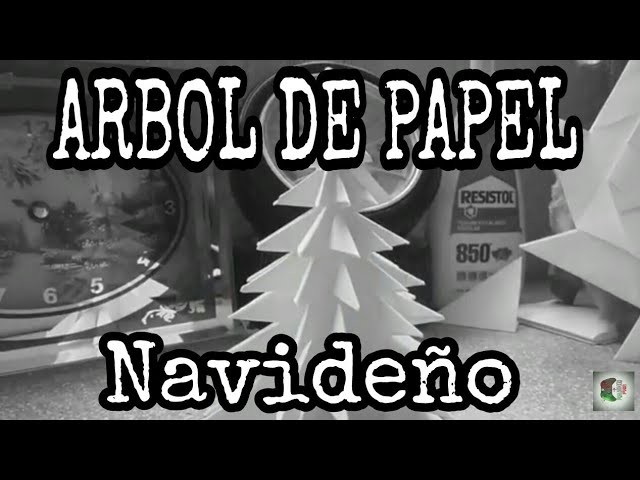 _Árbol de Papel????????_ | Especial Navidad ????????.Con TOÑO CRAFT.Papiroflexia. 
