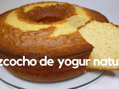 Bizcocho de Yogur Natural (Receta casera)