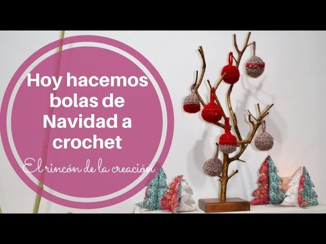 Bolas de Navidad de crochet