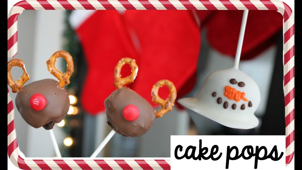 Cake Pops Navideñas ¡SIN HORNO! | #christmasbakingday6