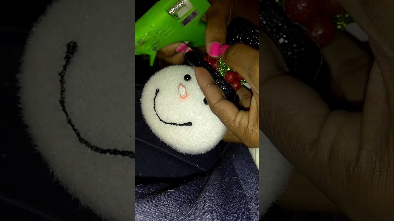 Caritas de nieves para el arbolito ????????