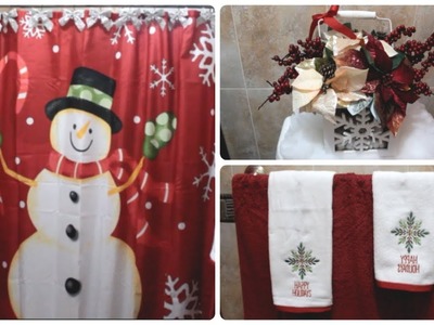 Como decorar el baño en Navidad #2