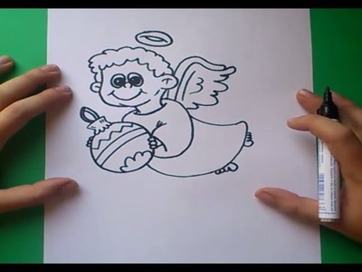 Como dibujar un angel paso a paso 2 | How to draw an angel 2