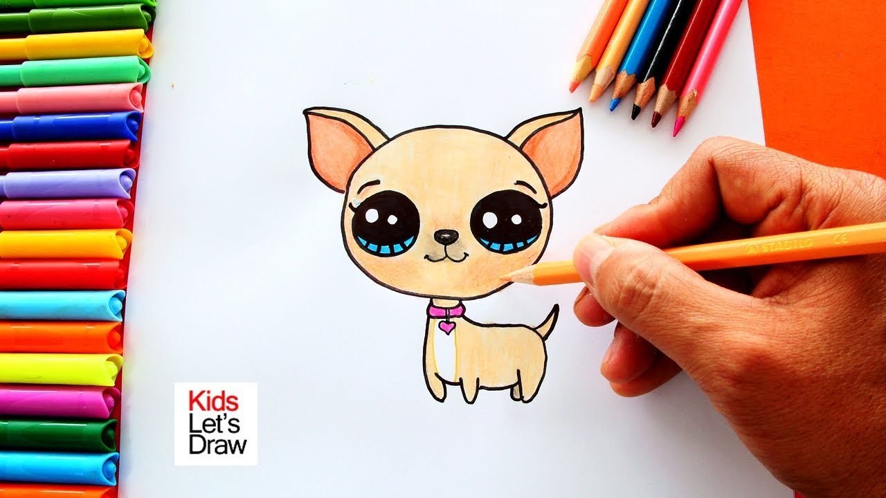 Cómo Dibujar un CHIHUAHUA Fácil | How to Draw a Chihuahua
