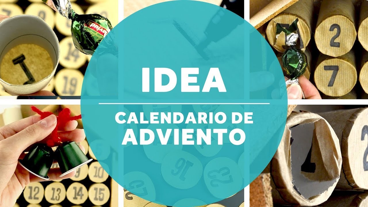 Cómo hacer tu propio calendario de adviento para Navidad