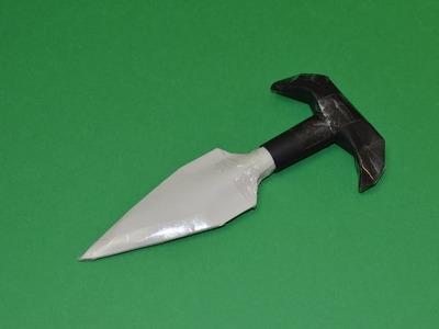 Como Hacer un Cuchillo de Papel | Arma Ninja Casera