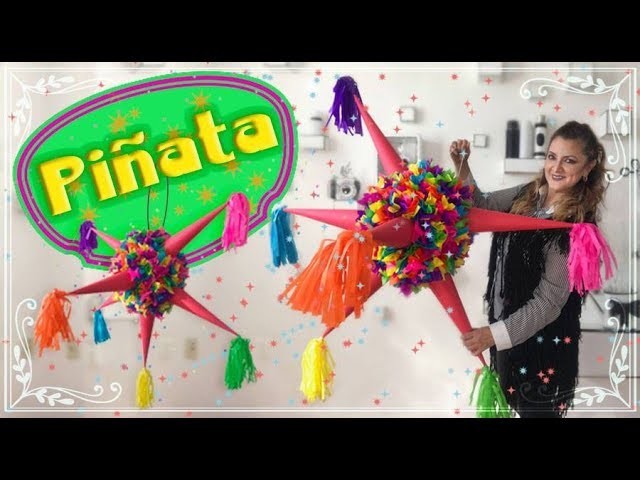 Cómo hacer una Piñata :: Piñata de Posada con 7 picos :: Chuladas Creativas
