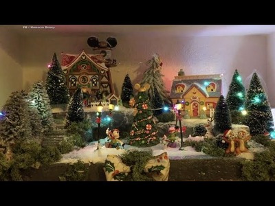 DIY Tutorial Disney Christmas Village -  Department 56