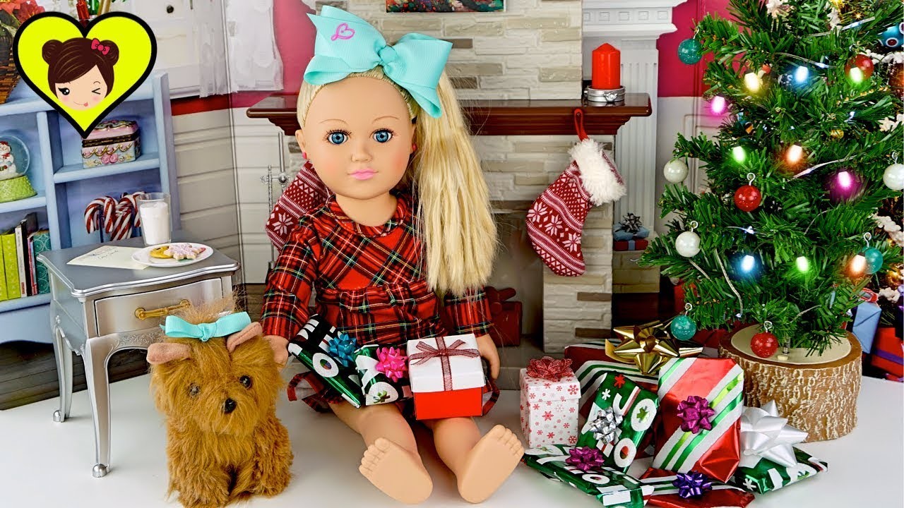 Muñeca Jojo Siwa Abre Regalos y Juguetes de Navidad!