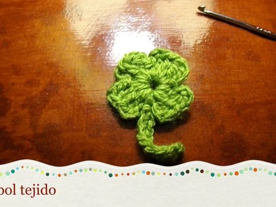 Trébol tejido fácil rápido | Daniela Atelier