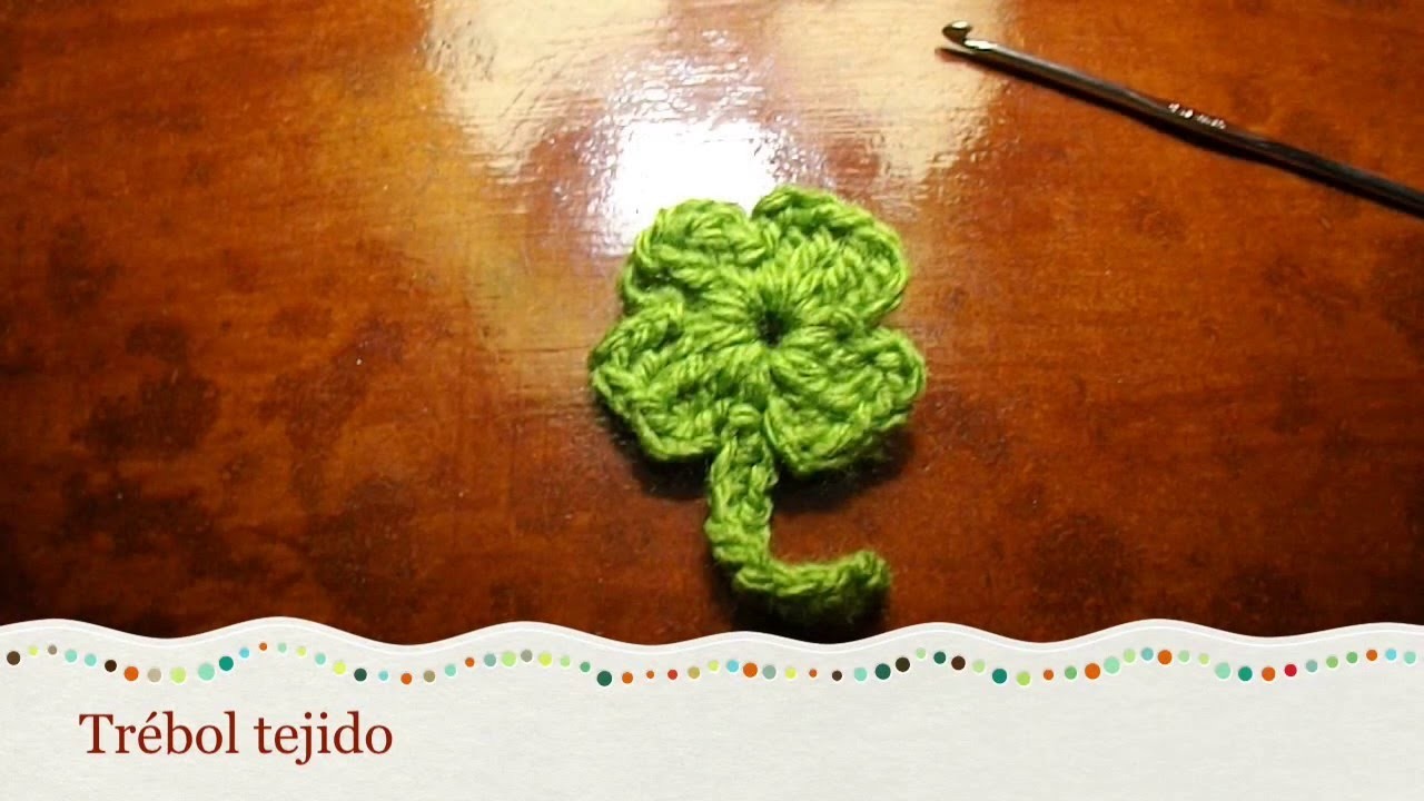 Trébol tejido fácil rápido | Daniela Atelier