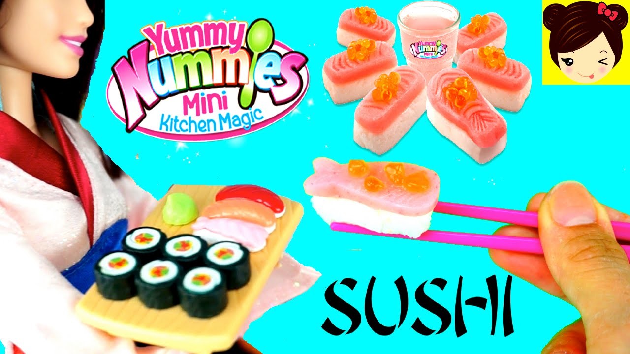 Yummy Nummies Menú SUSHI Dulce - Mini Cocinita Magica - Cefa Toys