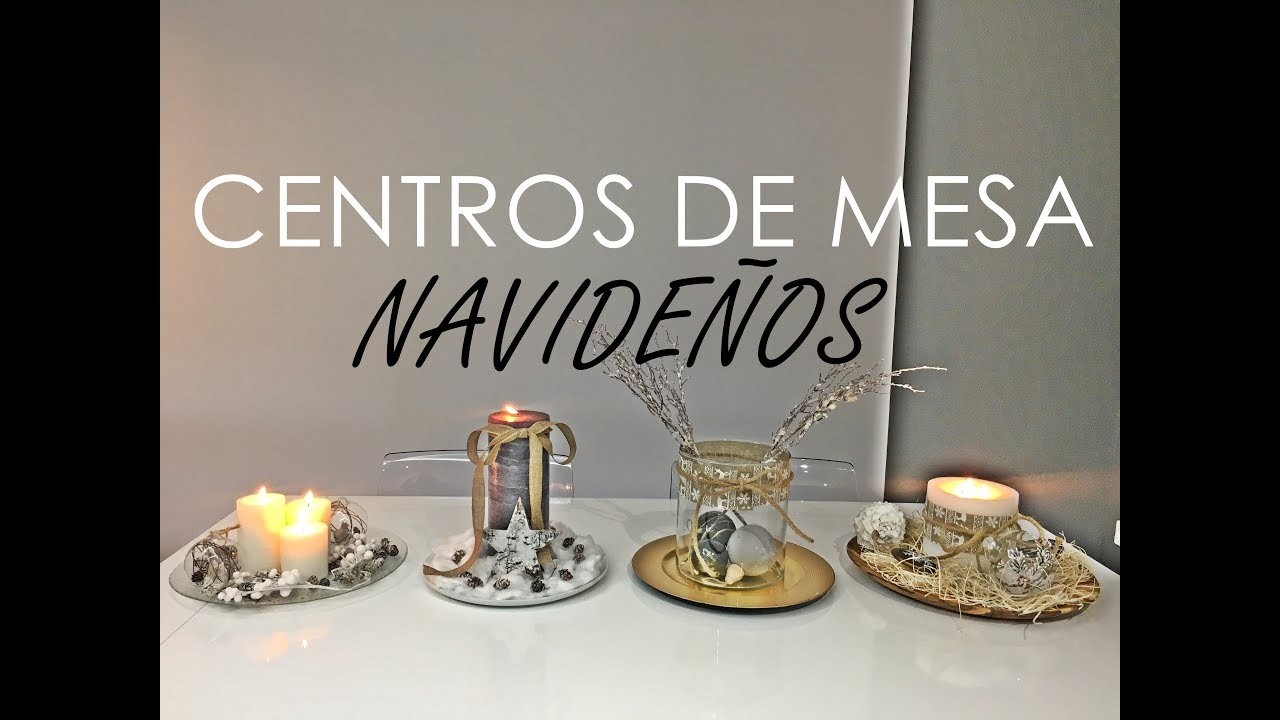 CENTROS DE MESA NAVIDEÑOS MUY FÁCILES | 2 IDEAS DIY | DECO NAVIDAD | PARTE II
